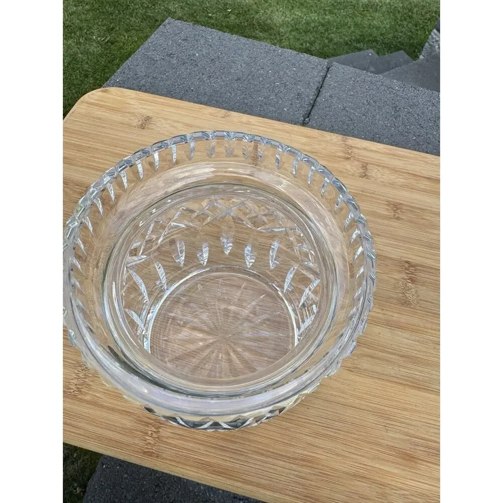 Waterford Lismore Crystal Biscuit Barrel - No Lid